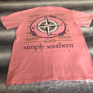 Simply Southern Pink Compass Tee